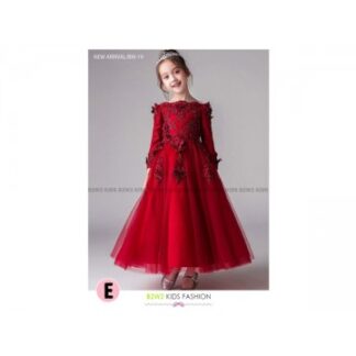 dress merah anak perempuan