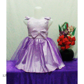 dress ungu anak