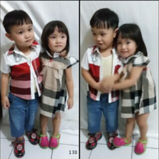 dress anak burberry