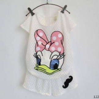 setelan anak kartun daisy duck