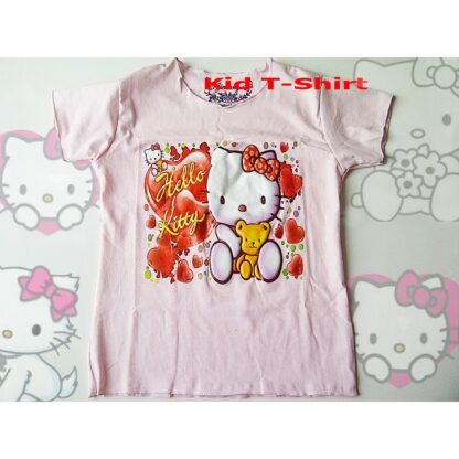 kaos anak hello kitty pink